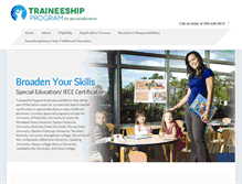 Tablet Screenshot of kytraineeship.org